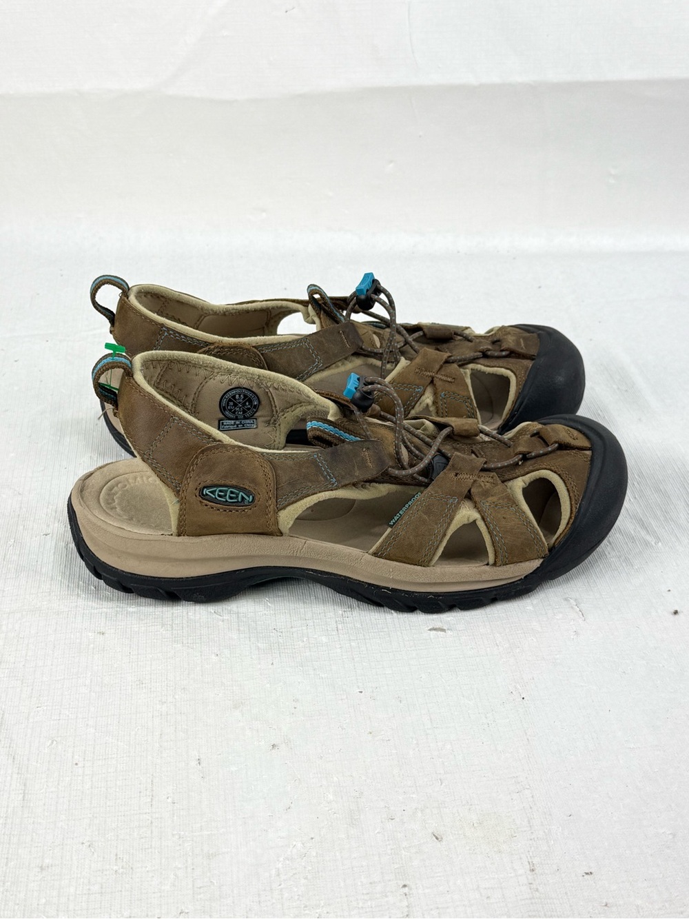 Keen 1003993 Venice Women's Size 9.5 Water Sandals Brown Caribbean Sea Hiking